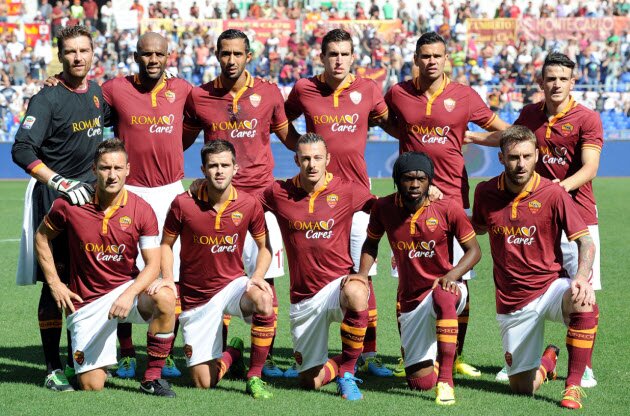 Anlise do AS Roma em ataque ante 3 equipes em casa