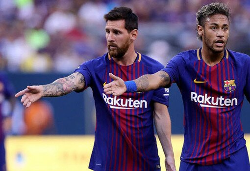 Estudio sobre las diagonales tácticas ofensivas. Leonel Messi y Neymar
